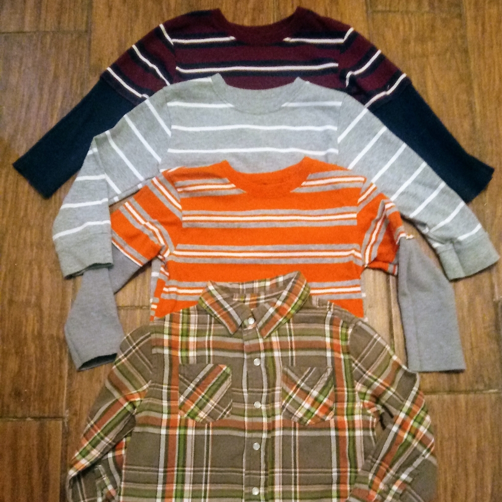 Lot of 4 NWOT boy's sz 4T shirts